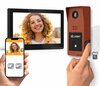 Extel 720335 Digital Connect bedrade video intercom met vingerafdruklezer terracotta