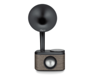 Sangean CP-100D Gramophone FM/DAB+ retro radio Fabric Grey-Black&nbsp;met bluetooth en aux voorkant