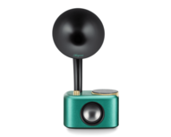 Sangean CP-100D Gramophone FM/DAB+ retro radio Ocean-Black&nbsp;met bluetooth en aux voorkant