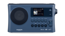 Sangean WFR-28BT Dark Blue DAB+/FM oplaadbare internetradio donkerblauw met bluetooth en app