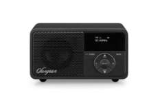 Sangean DDR-7X Black DAB+/FM-RDS oplaadbare mini radio zwart met bluetooth en aux voorzijde