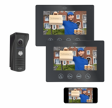 Elro DV50 bedrade IP Wi-Fi intercom met twee schermen