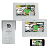 Elro DV477IP2 bedrade intercom deurbel met 2 schermen en app