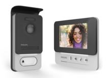 Philips WelcomeEye compact intercom met camera DES 9300 VDP buitenpost en binnenscherm