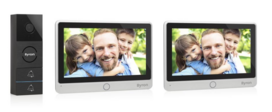 Byron DIC-24122 Bedrade video deurbel voor 2 appartementen