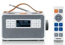 LENCO PDR-065WH draagbare senioren FM/DAB+ radio wit