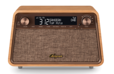 Sangean WR-201D DAB+/FM natural cherry houten kast premium radio