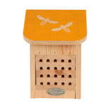 Esschert Design Diapositief bijenhuis vurenhout geel WA79 voorkant