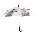 Animalfarm vier boerderijdieren paraplu zwart wit TP328 voorkant