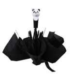 Opvouwbare paraplu panda van Esschert Design - zwart wit