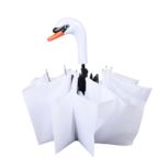 Opvouwbare paraplu zwaan Esschert Design wit