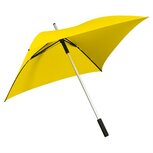 Vierkante paraplu geel