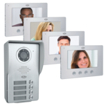 Elro DV477W4 bedrade intercom deurbel met camera en 4 schermen