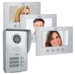 Elro DV477W3 bedrade intercom deurbel met camera en 3 schermen