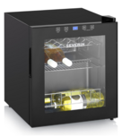 Severin WKS-8907 kleine vrijstaande wijnkoelkast zwart 46 liter (15 flessen)