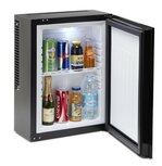 Technomax TW12G minibar zwart geschikt voor wandmontage 12 liter voorkant geopend