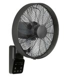 Casafan wandventilator Airos Eco Design Wall II SW zwart 40 cm