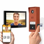 Extel 720337 Wave 3 draadloze video intercom terracotta