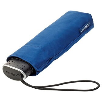 miniMAX platte vouwparaplu windproof paraplu koningsblauw LGF-214-8059 voorkant