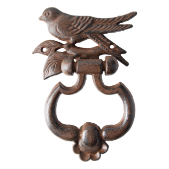 Esschert Design gietijzeren vogel deurklopper BR15