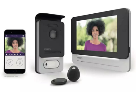 Philips WelcomeEye connect II video deurbel met app 531036 voorkant