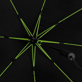 stormparaplu zwart lime groen stormaxi