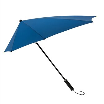 STORMaxi aerodynamische stormparaplu tot 100 kmh blauw ST-14-8057 voorkant