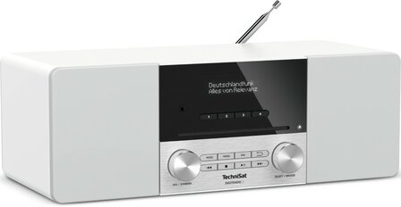 Technisat DIGITRADIO 3 DAB+ radio wit voorkant links