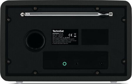 Technisat DIGITRADIO 307 BT DAB+/FM radio met BestTune-technologie zwart achterkant