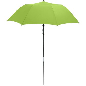 Fare Travelmate 6139 strandparasol en paraplu in &eacute;&eacute;n grasgroen als parasol