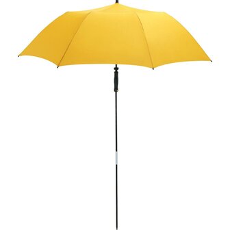 Fare Travelmate 6139 strandparasol en paraplu in &eacute;&eacute;n geel als parasol