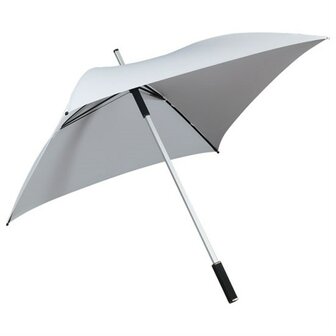Vierkante paraplu wit
