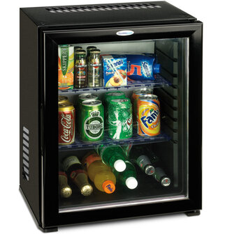 Technomax HP30LGN thermo-elektrische mini koelkast met glasdeur 30 liter