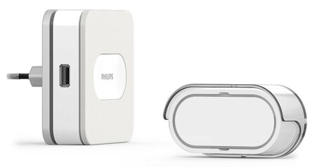Philips WelcomeBell 300 plugin draadloze deurbel 531015 beldrukker ontvanger