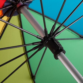 Fare Colori 4111 regenboog paraplu 115 centimeter binnenkant flexibel frame en baleinen