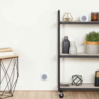 Byron DBY-23524 draadloze deurbel set met twee ontvangers met lichtsignaal plug-in ontvanger