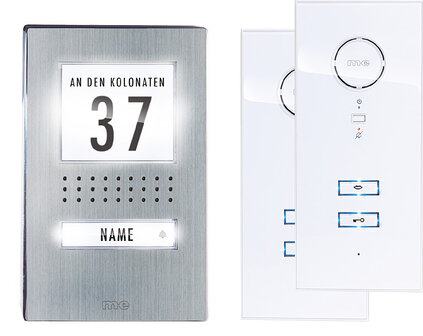 M-E ADV-112 WW bedrade audio deurintercom met 2 ontvangers 41139