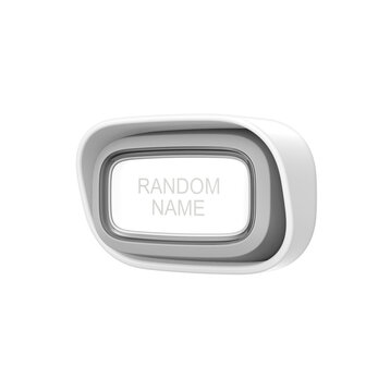 Extel diBi flash soft white draadloze deurbel 081738 voorzijde beldrukker