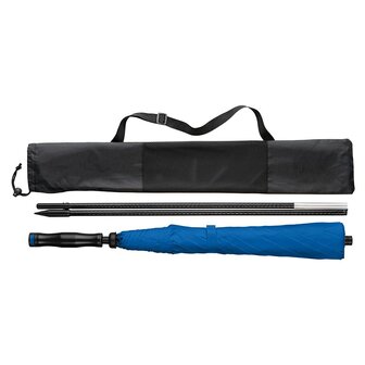 Fare Travelmate 6139 strandparasol en paraplu in &eacute;&eacute;n - blauw