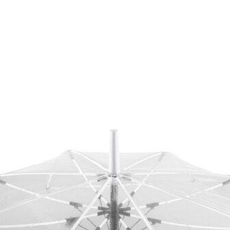 Fare Pure 7112 transparante paraplu met automatische opening wit