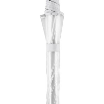 Fare Pure 7112 transparante paraplu met automatische opening wit