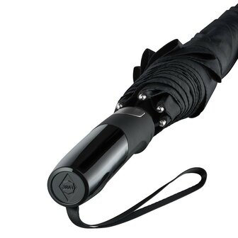 Fare Precious 7399 XL paraplu zwart titanium 133 centimeter luxe handvat