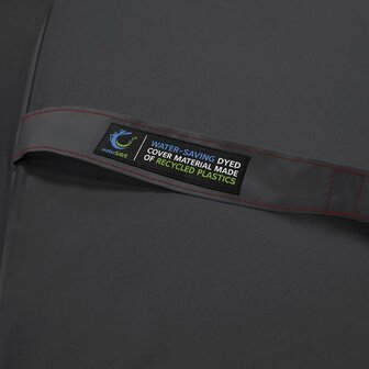 Fare Mini Style 5084 zakparaplu met handopening zwart rood