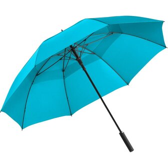 Fare Fibermatic 2339 XXL windproof golfparaplu cyaan 133 centimeter