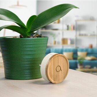 Avidsen 102498-3 draadloze en kinetische deurbel bamboe + 3 ontvangers ontvanger