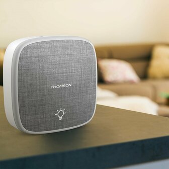 Thomson 513134 draadloze deurbel met kinetische knop en 3 batterij ontvangers