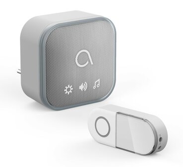 Avidsen Sona-T Plug-In draadloze deurbel met flitslicht op netstroom