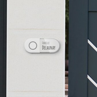 Avidsen Sona-T Plug-In draadloze deurbel met flitslicht op netstroom belknop