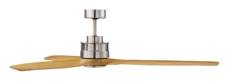 Beacon Airfusion Akmani plafondventilator chroom teakhout 156 centimeter