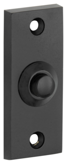 Artitec 95473 beldrukker rechthoekig messing mat zwart